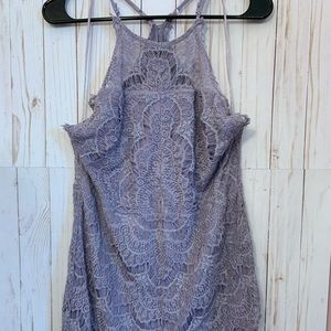 Free People Lilac Lace Dress